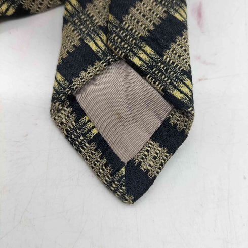 ミヤケデザインスタジオ im MIYAKE DESIGN STUDIO SILK 100% 絹 シルク レジメンタル 織り ネクタイ メンズ