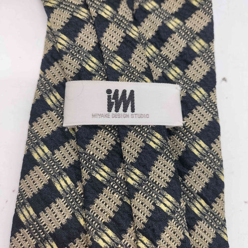 ミヤケデザインスタジオ im MIYAKE DESIGN STUDIO SILK 100% 絹 シルク レジメンタル 織り ネクタイ メンズ