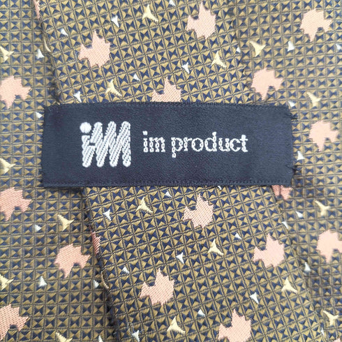 アイムプロダクトイッセイミヤケ im product ISSEY MIYAKE SILK 100% 絹 シルク 総柄 ネクタイ メンズ