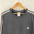 アディダス adidas 3ストライプ ラグランスリーブ スウェット メンズ XL