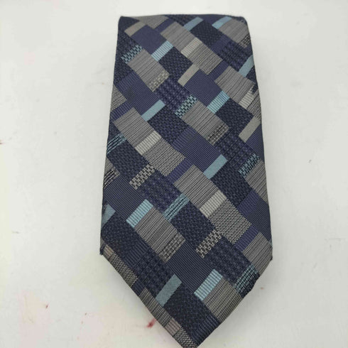 アイムプロダクトイッセイミヤケ im product ISSEY MIYAKE SILK 100% 絹 シルク 総柄 レジメンタルネクタイ メンズ