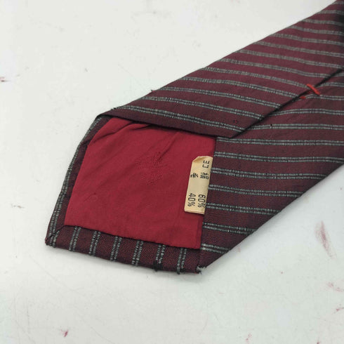 アイムイッセイミヤケ im ISSEY MIYAKE SILK 100% レジメンタル ストライプ ネクタイ メンズ