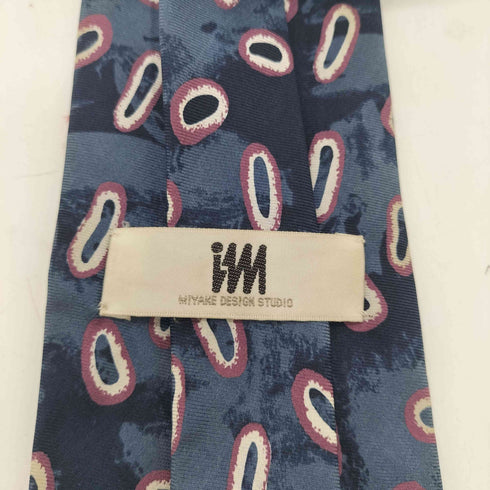 ミヤケデザインスタジオ im MIYAKE DESIGN STUDIO SILK 100% 絹 シルク 総柄 ドット ネクタイ メンズ
