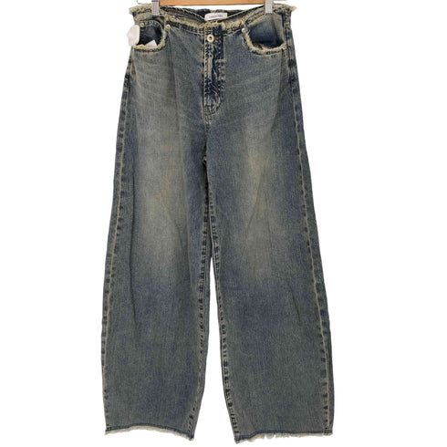 ラグアジェム LAGUA GEM CUT O FF LOOSE DENIM レディース 25inch