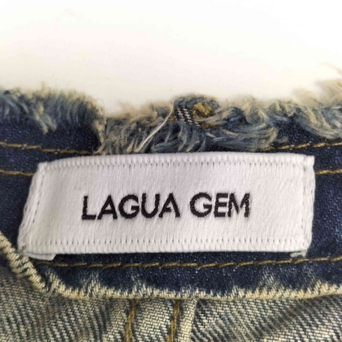 ラグアジェム LAGUA GEM CUT O FF LOOSE DENIM レディース 25inch