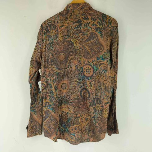 エトロ ETRO MADE IN ITALY 総柄 コットン ロングスリーブ シャツ メンズ 41