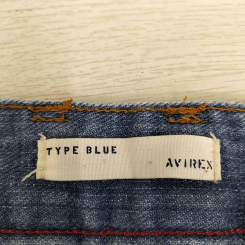アヴィレックス AVIREX ボタン ダブルポケット デニムスカート レディース