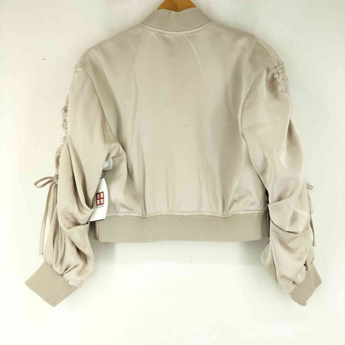 レッセパッセ LAISSE PASSE 袖ギャザー ボンバージャケット レディース JPN:38