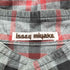イッセイミヤケ ISSEY MIYAKE 70-80S OLD 丸文字タグ 初期 L/S バンドカラー チェック ボックス シャツ archive アーカイブ メンズ JPN:M