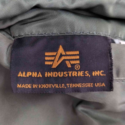 アルファインダストリーズ ALPHA INDUSTRIES MADE IN USA リバーシブル MA-1ジャケット メンズ JPN:L