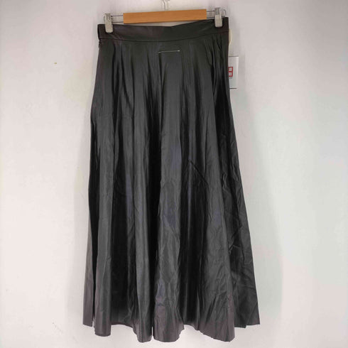 エムエムシックスメゾンマルジェラ MM6 Maison Margiela フェイクレザースカート レディース 42