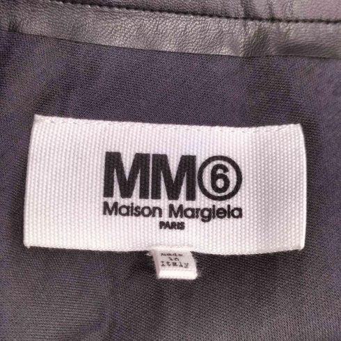 エムエムシックスメゾンマルジェラ MM6 Maison Margiela フェイクレザースカート レディース 42