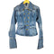 サイダー CIDER DENIM DOUBLE BREASTED CURVED HEM JACKET デニム ダブルブレスト カーブヘム ジャケット レディース XXS
