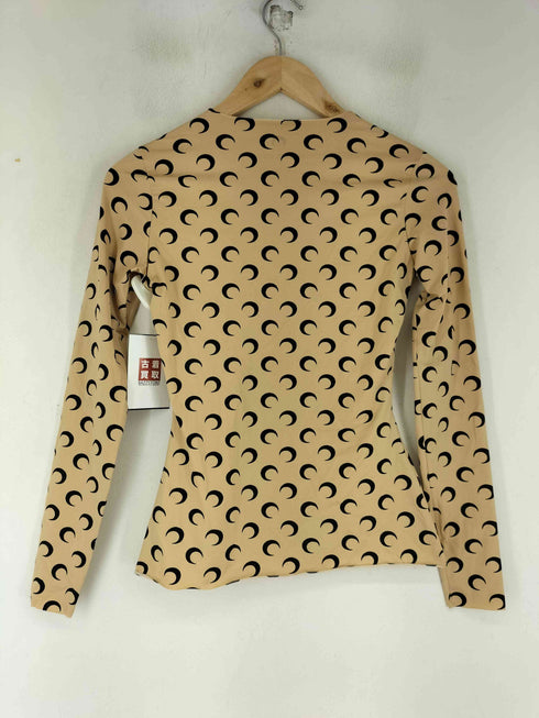 マリーンセル MARINE SERRE regenerated second skin top レディース S