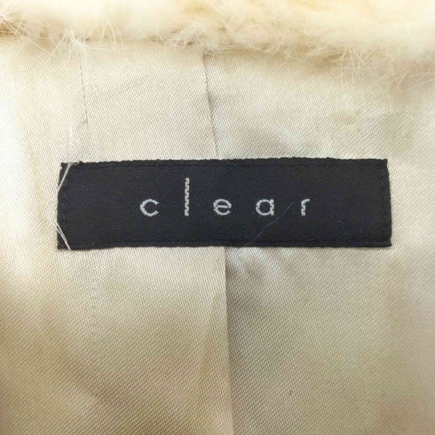 クリアー clear ラビットファーボレロ レディース DE:38