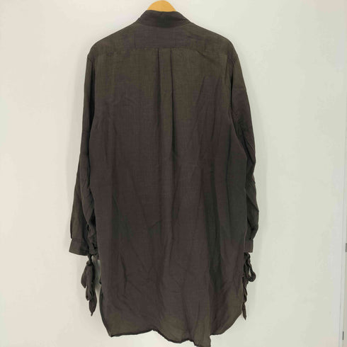 シュガーヒル SUGARHILL SATIN RIBBON LONG SHIRT サテンリボン ロング長袖シャツ メンズ JPN:2