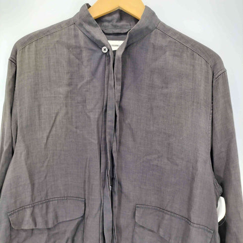 シュガーヒル SUGARHILL SATIN RIBBON LONG SHIRT サテンリボン ロング長袖シャツ メンズ JPN:2