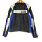ミスターエンジョイダマネー MR ENJOY DA MONEY COLOR BLOCKED LEATHER JACKET カラーブロック レザージャケット メンズ