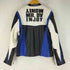 ミスターエンジョイダマネー MR ENJOY DA MONEY COLOR BLOCKED LEATHER JACKET カラーブロック レザージャケット メンズ