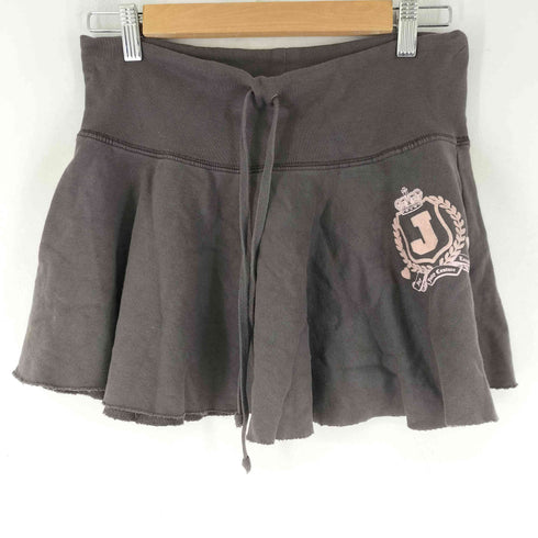 ジューシークチュール JUICY COUTURE フロントロゴ ジップアップパーカー スカート セットアップ レディース S