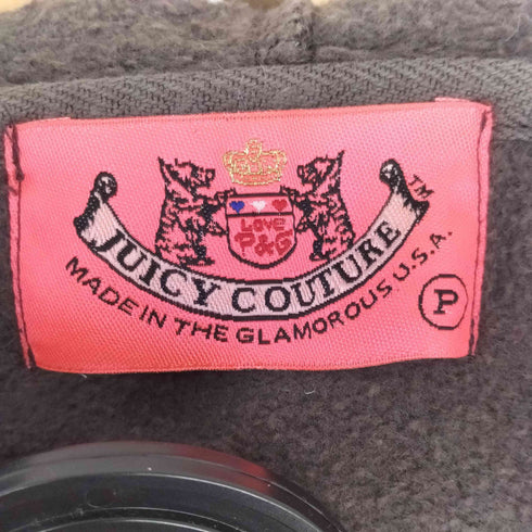 ジューシークチュール JUICY COUTURE フロントロゴ ジップアップパーカー スカート セットアップ レディース S