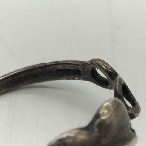 SV 925 silver 刻印 シルバー ハート デザイン リング #14 メンズ 14号