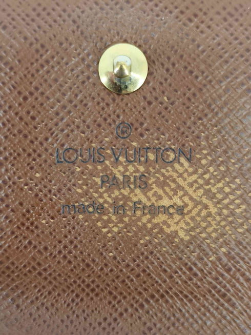 ルイヴィトン LOUIS VUITTON モノグラム ポルトモネ ビエ カルトクレディ 3つ折り財布 monogram porte monnaie billet cartes credit wallet SP0084 レディース