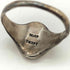 THEFT セフト SILVER 925 EMBLEM RING シルバー 刻印 オーバル エンブレム デザイン リング #17 メンズ 17号