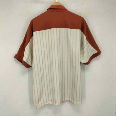 ストライプ切替ドルマン S/S オーバーシャツ メンズ JPN:2