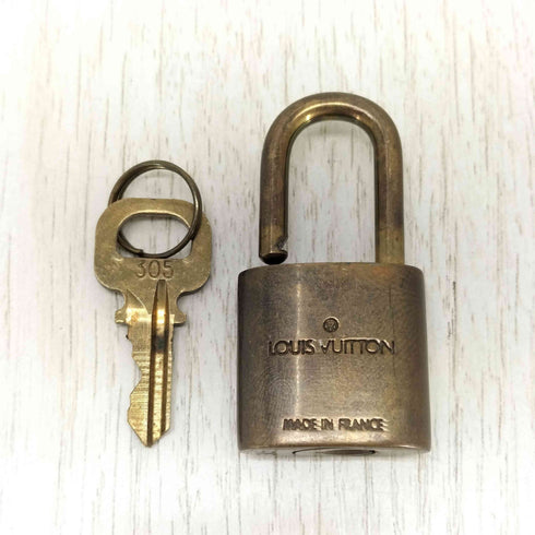 ルイヴィトン LOUIS VUITTON パドロック カデナ 南京錠 305 padlock cadenas レディース