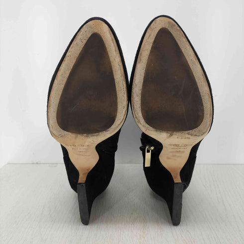 ジミーチュウ JIMMY CHOO サイドジップ スエード レザー ヒール パンプス レディース 38