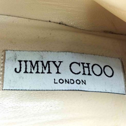 ジミーチュウ JIMMY CHOO サイドジップ スエード レザー ヒール パンプス レディース 38