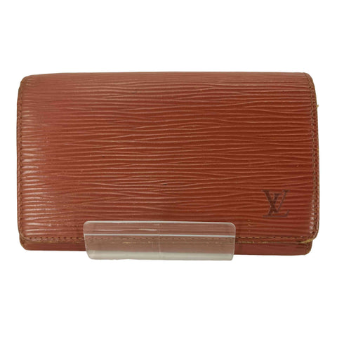 ルイヴィトン LOUIS VUITTON エピ ポルトモネ ビエ トレゾール 2つ折り財布 epi porte monnaie billets tresor wallet CA1917 レディース