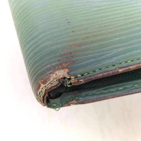 ルイヴィトン LOUIS VUITTON エピ ポルトビエ カルト クレディモネ 2つ折り財布 epi Porte Billet Cartes Credit Monnaie Wallet レディース