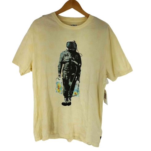 ゲス GUESS Spaceman グラフィックプリントTシャツ メンズ JPN:L