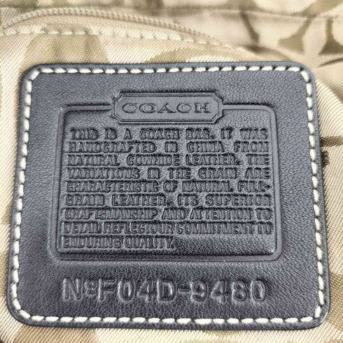 コーチ COACH レザー ワンショルダーバッグ leather oneshoulderbag レディース