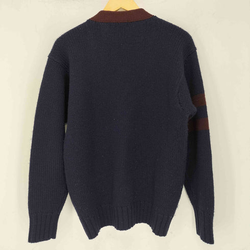 ポロラルフローレン POLO RALPH LAUREN ワッペン クルミボタン リブニット メンズ import:M