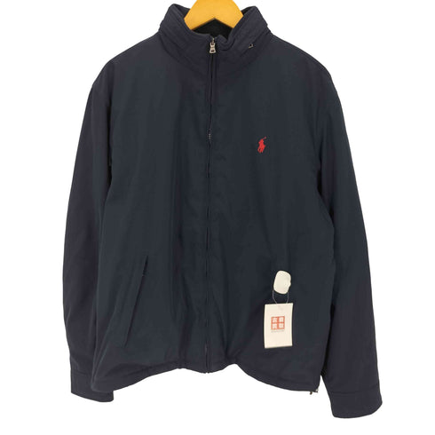 ポロラルフローレン POLO RALPH LAUREN ポニー刺繍 フルジップ ブルゾンジャケット メンズ import:L
