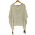 アリシアスタン ALEXIA STAM Shell Button Tassel Poncho レディース