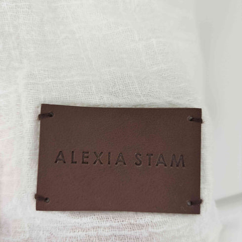 アリシアスタン ALEXIA STAM Shell Button Tassel Poncho レディース