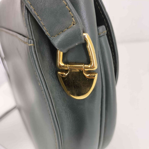 GIANFRANCO LOTTI ターンロック レザー ショルダーバッグ レディース
