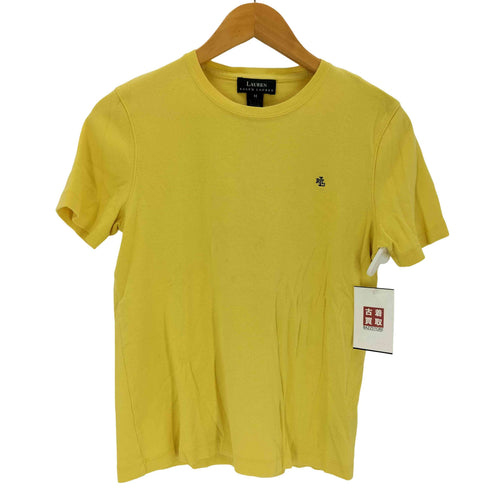 ローレンラルフローレン LAUREN RALPH LAUREN 刺繍ロゴ 半袖 Tシャツ レディース M