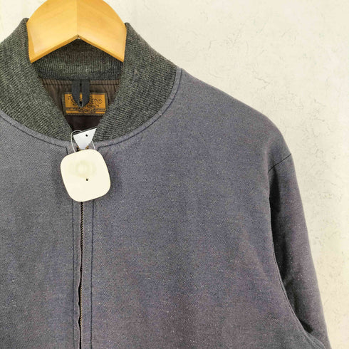 ブラウンバイツータックス BROWN by 2-tacs CLERK JKT クラーク ジャケット コットン シルク リネン ジップアップ ブルゾン メンズ M