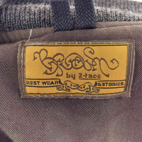ブラウンバイツータックス BROWN by 2-tacs CLERK JKT クラーク ジャケット コットン シルク リネン ジップアップ ブルゾン メンズ M