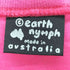 earth nymph 袖裾シングルステッチ ドルフィン 半袖 Tシャツ レディース