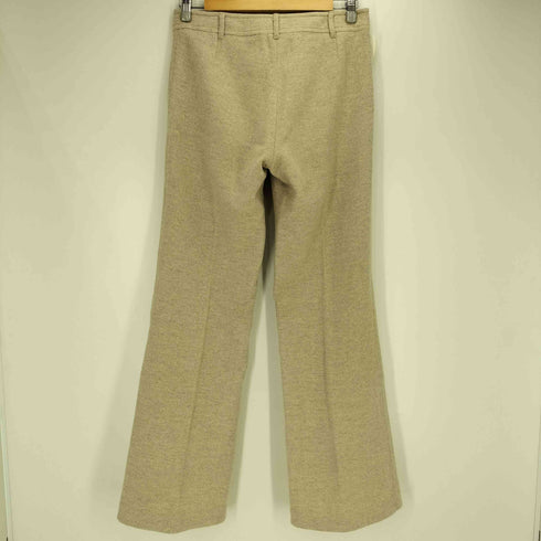 ウィークエンドマックスマーラ Weekend Max Mara ウール100% ヘリンボーン ブーツカットパンツ レディース JPN:40