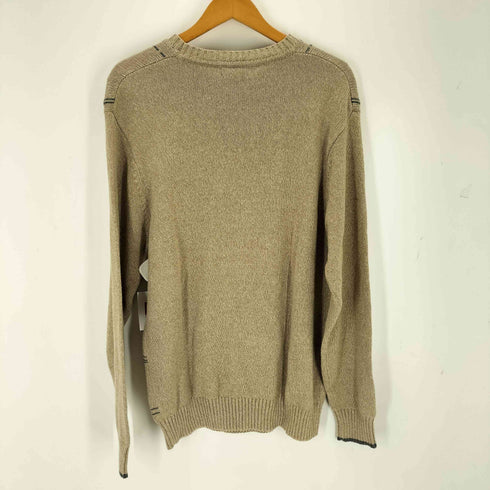 ドッカーズ DOCKERS グレーチェック コットンニットセーター メンズ L