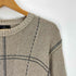 ドッカーズ DOCKERS グレーチェック コットンニットセーター メンズ L