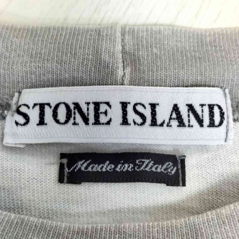ストーンアイランド STONE ISLAND 90S 97SS ポールハーヴェイ期 イタリア製 コンパスロゴ バックライン ポケット S/S Tシャツ シングルステッチ メンズ import:M