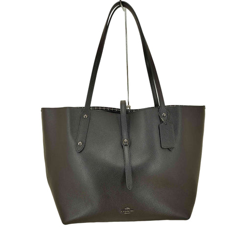 コーチ COACH プリンテッド レザー マーケット トートバッグ レディース